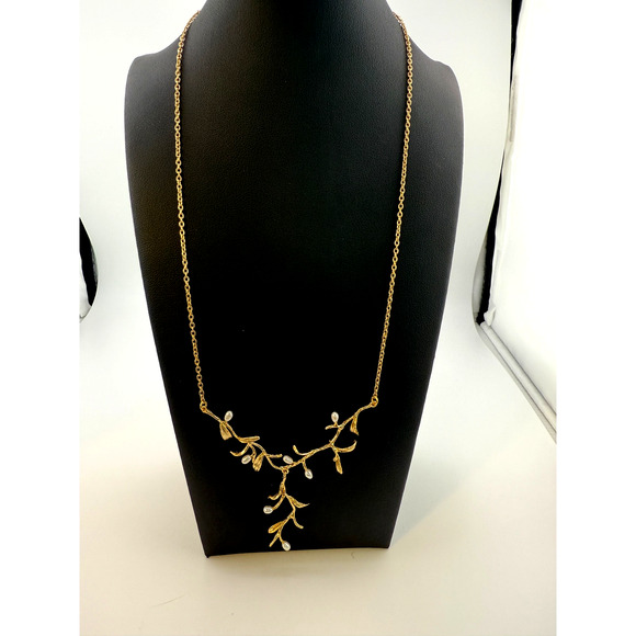 Michael Michaud Night Willow Gold Pendant Necklace - Picture 2 of 3